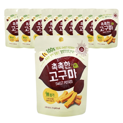 [좋은세상] 촉촉한 고구마 말랭이 50g*10봉