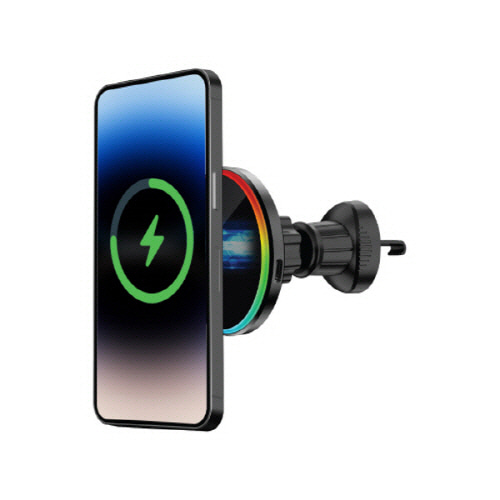 [엑스트라]카프리 CF-1700 차량용 맥세이프 고속무선충전 거치대 (송풍구설치)