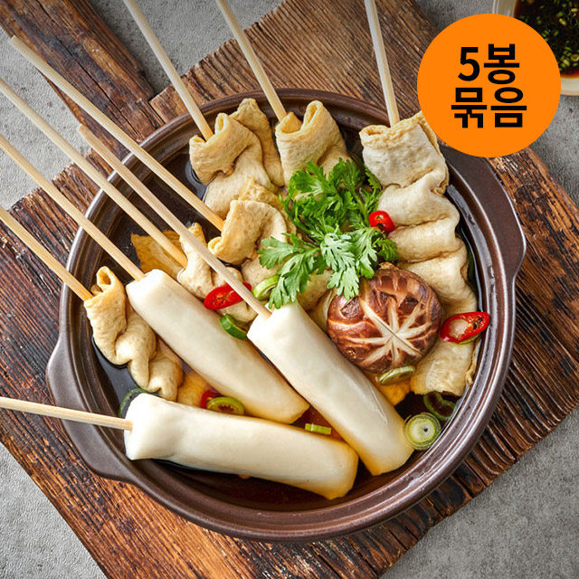 [부산어묵] 떡 & 꼬지어묵탕 310g x 5봉 묶음