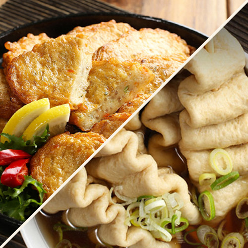 [부산어묵] 잡채어묵 200g 1봉 + 포장마차 꼬지 어묵탕 320g 1봉 세트