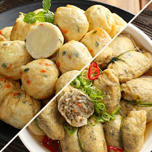 [부산어묵] 어묵모찌(고구마) 140g 1봉 + 유부주머니 360g 1봉 세트