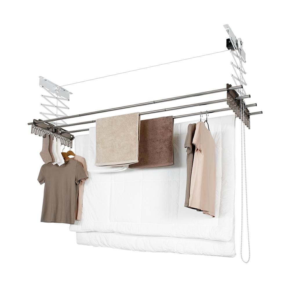 [웰렉스] 직선봉 반자동 천장형 빨래건조대 CH4180