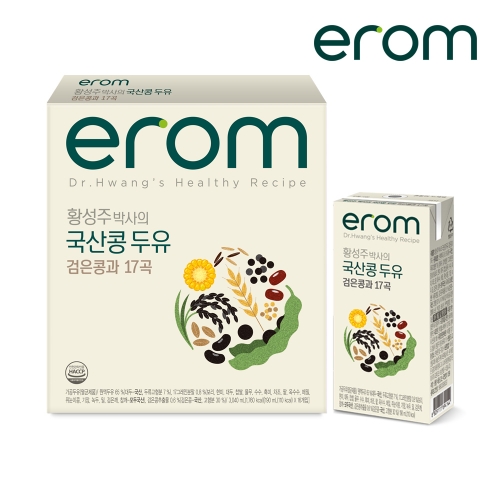 [이롬 황성주] 국산콩두유 검은콩과 17곡 190ml x 16팩