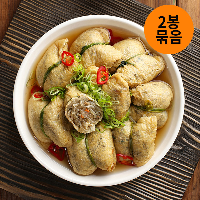 [부산어묵] 수제 유부주머니 360g x 2봉 묶음