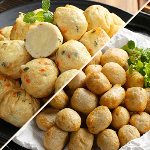 [부산어묵] 어묵모찌(고구마) 140g 1봉 + 피쉬볼(양파어묵) 200g 1봉 세트