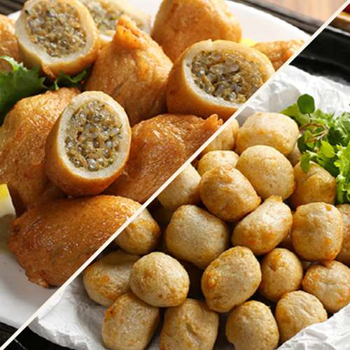 [부산어묵] 만두속어묵 200g 1봉 + 피쉬볼(양파어묵) 200g 1봉 세트