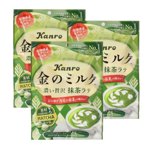 [좋은세상] 칸로 프리미엄 골드 밀크 캔디 말차라떼 70g*3봉