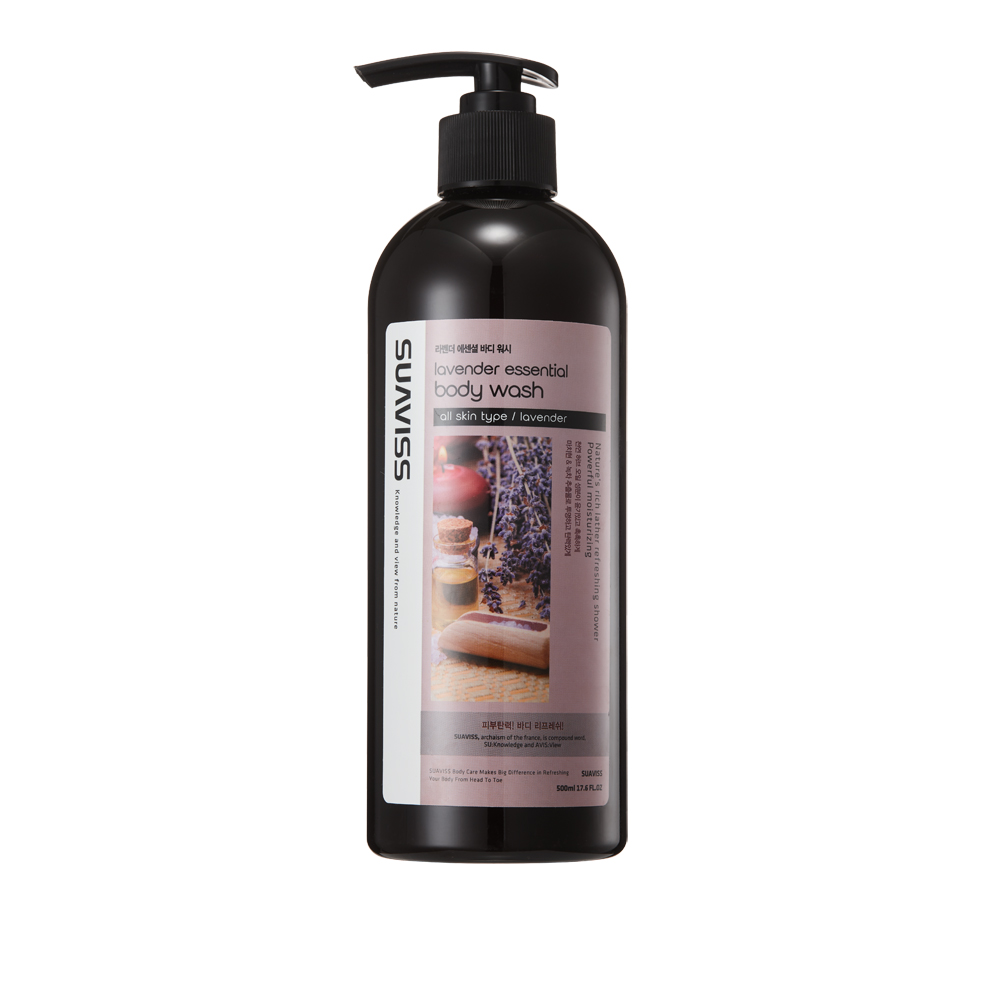 [수아비스] 라벤더 에센셜 바디워시 500ml