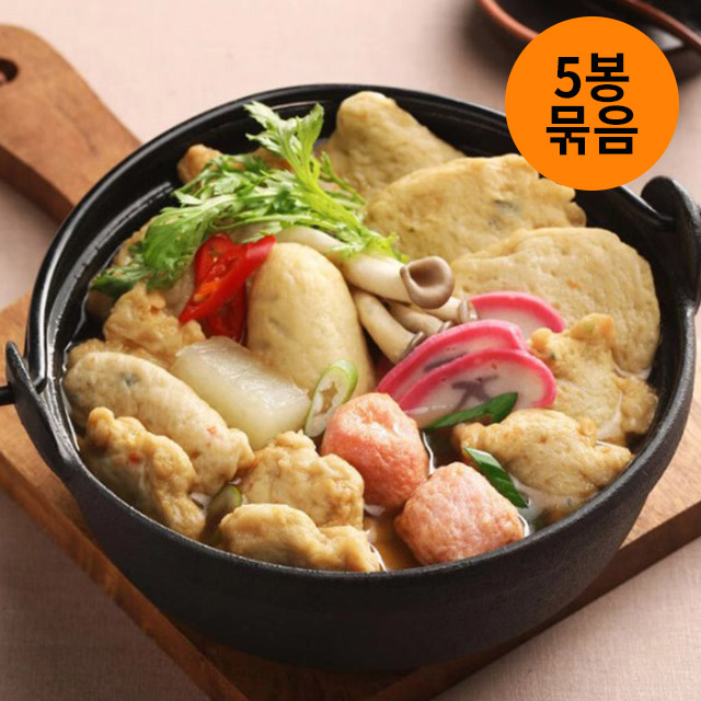[부산어묵] 정일품 어묵탕 225g x 5봉 묶음