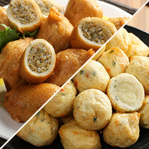 [부산어묵] 만두속어묵 200g 1봉 + 어묵모찌(고구마) 140g 1봉 세트