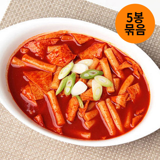 [부산어묵] 떡볶이 300g x 5봉 묶음