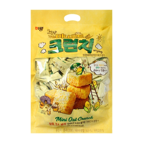 [좋은세상] 미룡 미니오트크런치 바닐라향 520g