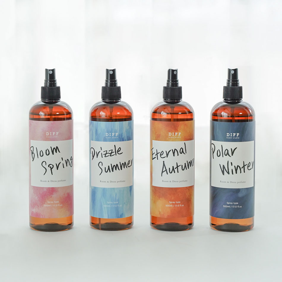 [DIFF] 룸&드레스 퍼퓸 Four Seasons Perfume 500ml 4종택1