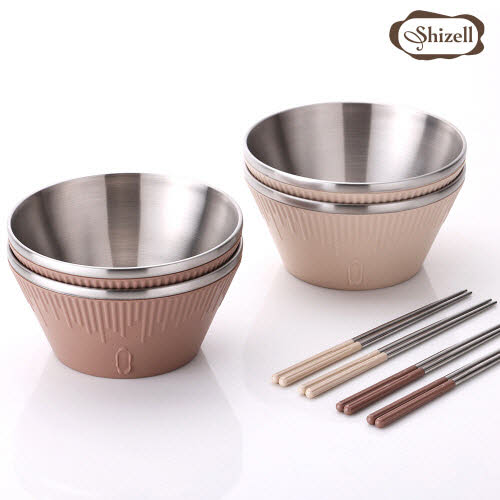 [쉬젤] 러반 포케볼8PCS (포케볼18cm-4pcs,젓가락-4pcs)