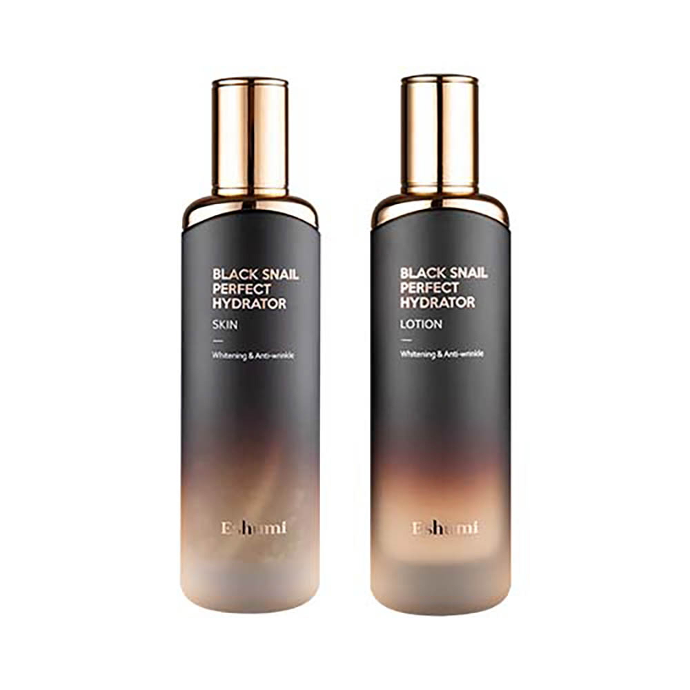 애슈미 블랙스네일 퍼펙트 하이드레이터 스킨+로션 2종세트 (벌크포장)
