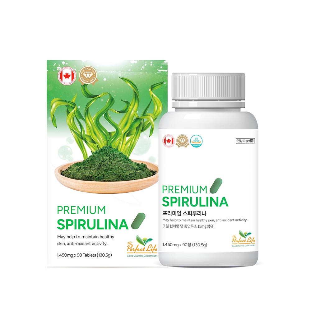 [더퍼펙트라이프] 프리미엄 스피루리나 90정 x 2 (총180캡슐)