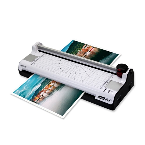 라미에이스 2롤러 소형/가정용 다기능 A3코팅기 코팅기계 JC3302 역회전 용지걸림제거