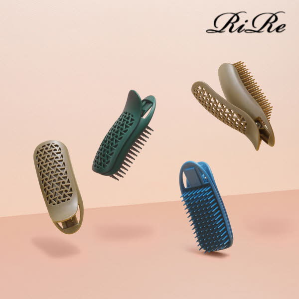 [리르] 미라클 볼륨 헤어 클립 (브라운/딥블루/딥카키)