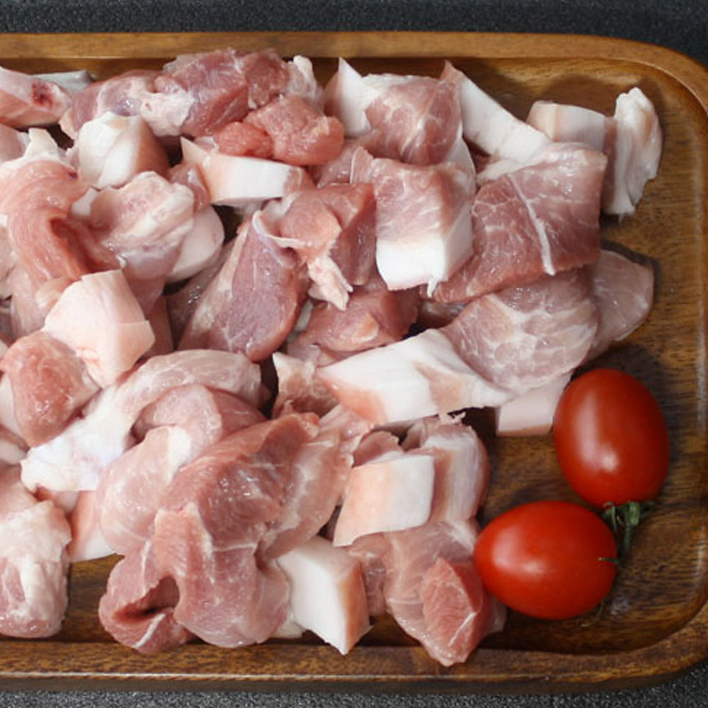 신선한 한돈 찌개거리 500g 2팩 (총1kg)