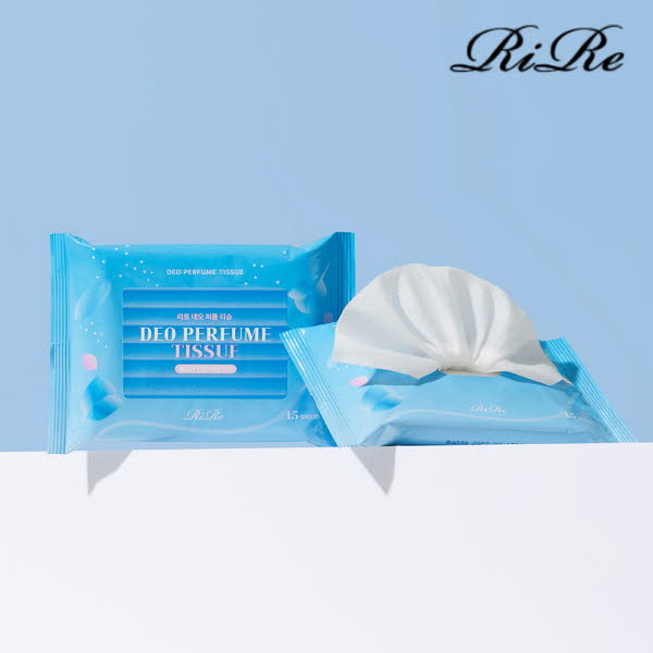 [리르] 데오드란트 퍼퓸 땀 티슈 15매(105g)