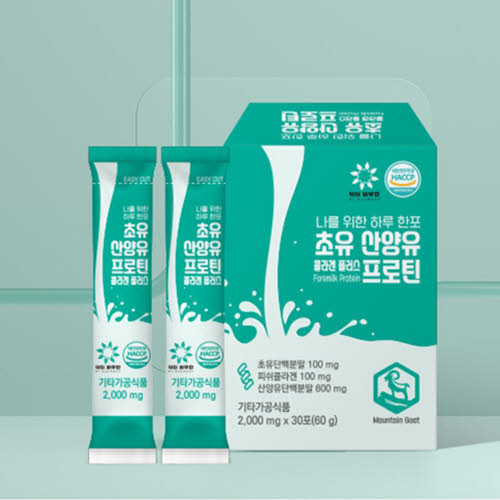[닥터바우만] 초유산양유 콜라겐플러스 프로틴 2,000mg x 30포 (60g)