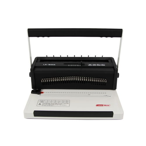 라미에이스 가정용/사무용 3:1와이어링 제본기 LA-W20A 마진조절 제본기계
