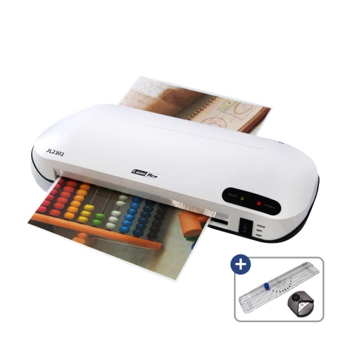 라미에이스 2롤러 소형/가정용 A4코팅기 코팅기계 JL2302 역회전 용지걸림제거