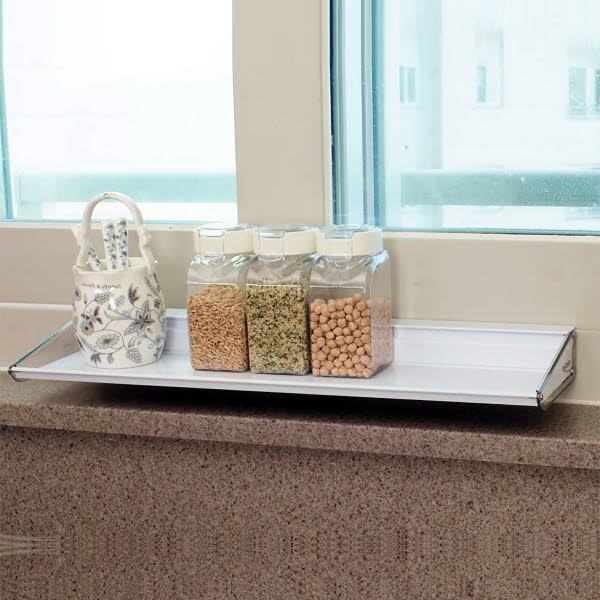 [웰렉스] 무타공 창문 창틀 선반 화분선반 다육이선반 CS800 (선반80cm)