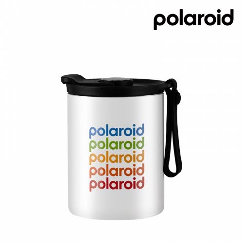 [폴라로이드] 레이어드 실리콘 스트랩 텀블러 400ml