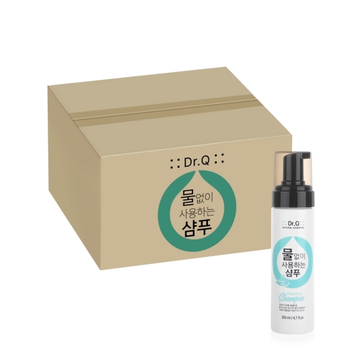[닥터큐] 물없이 사용하는 샴푸 200ml 20개 (1박스)
