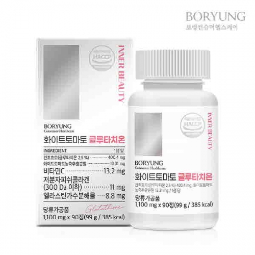 보령 화이트토마토 글루타치온(1,100mg x 90정)