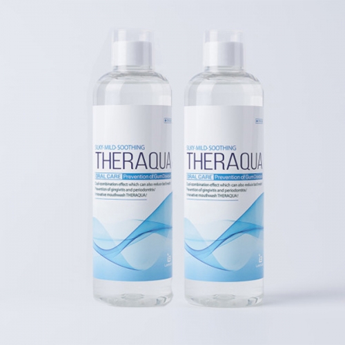 [테라쿠아] 구강청결제 500ml 무알콜 무색소 저자극가글 2개(특가행사)