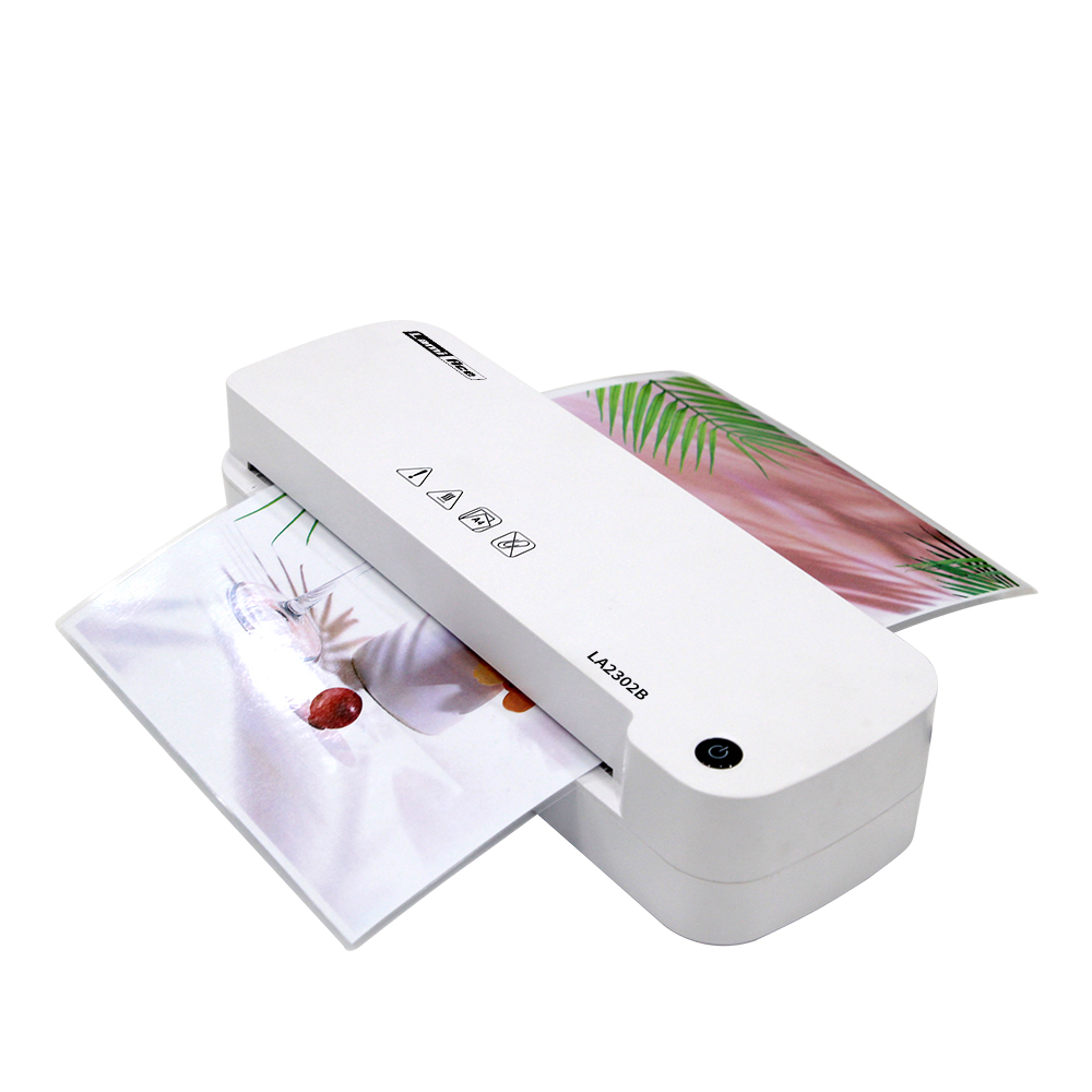 라미에이스 2롤러 소형/가정용 A4코팅기 코팅기계 LA2302B 역회전 용지걸림제거