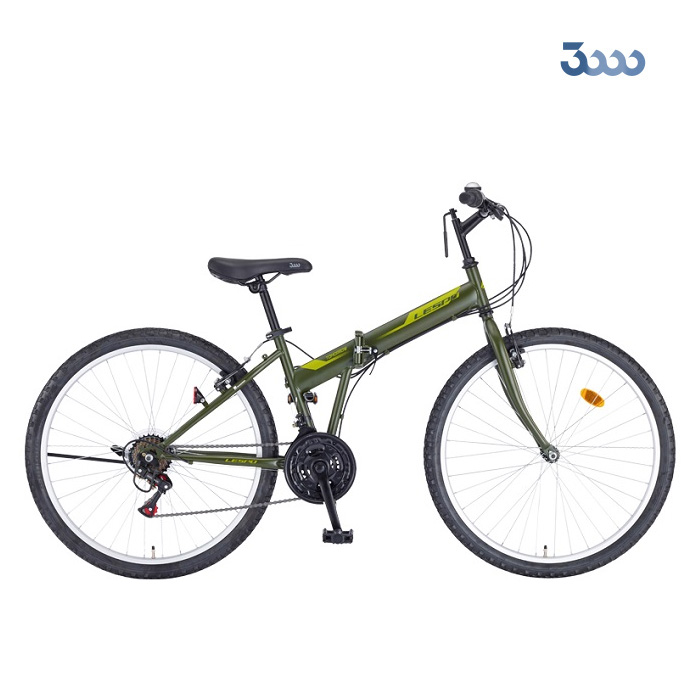 [삼천리자전거] 2025년 폴딩형 레스포 투모로우 21단 26인치 / 15.3kg /색상선택:블랙,다크카키무광