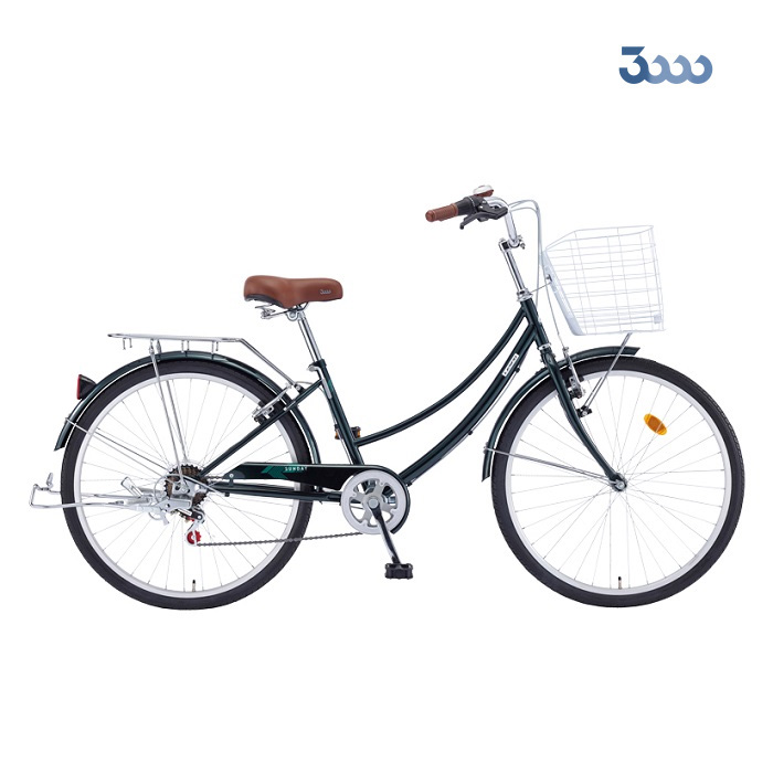 [삼천리자전거] 2025년 시티형 레스포 선데이 7단 26인치 / 17.7kg /색상선택:펄레드블랙,빈티지오렌지,펄다크그린