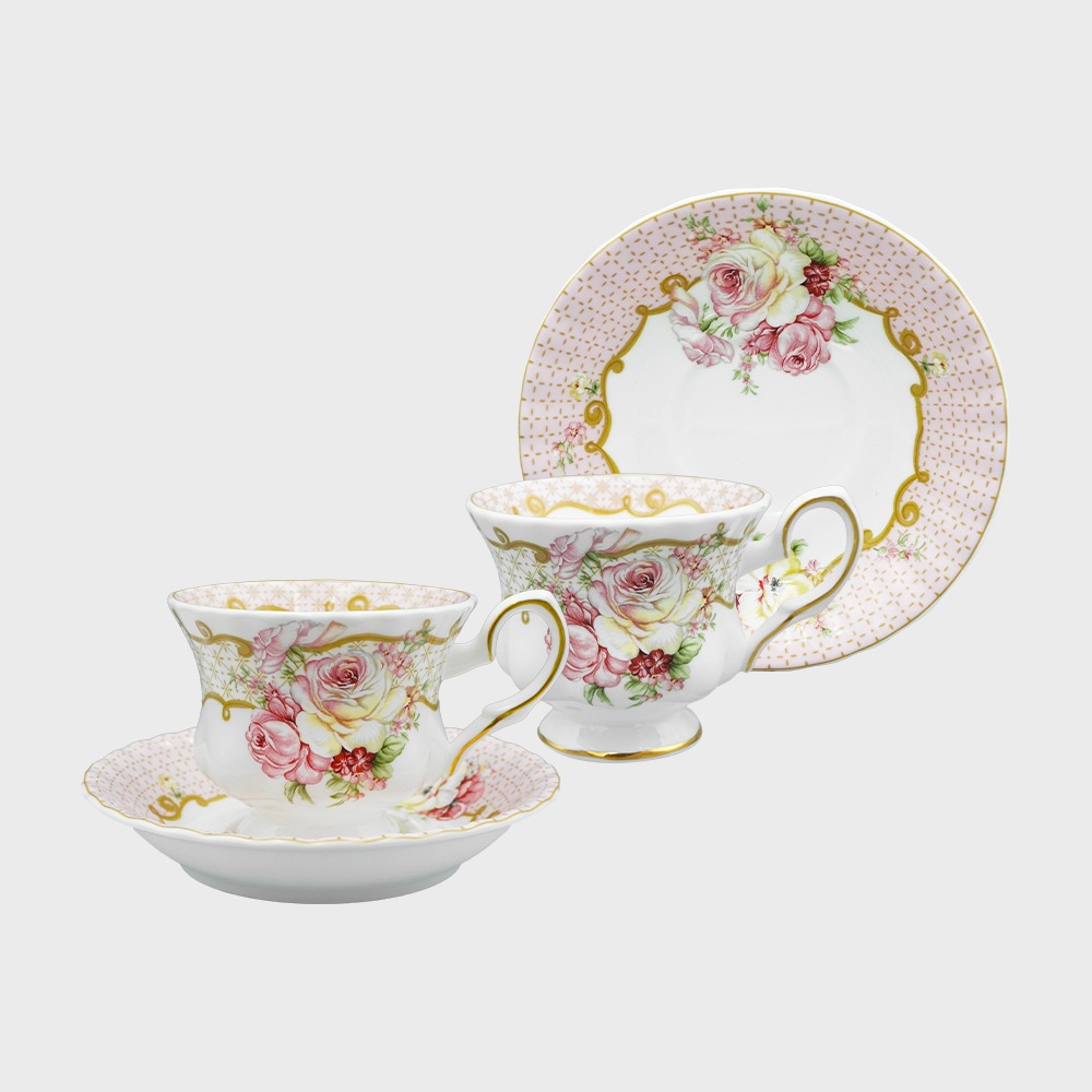 [한국도자기] 클라라 캐롤라인 커피세트 4P