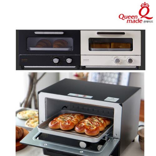 [퀸메이드] 홈 쿠킹 12L 오븐 (QOV-1200Y아이보리 / QOV-1200G다크그레이)