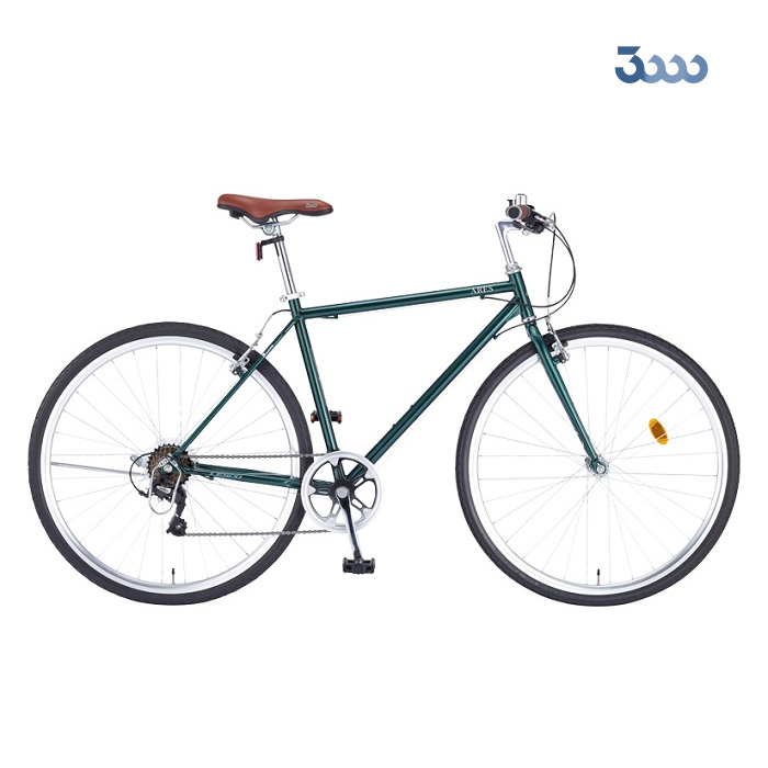 [삼천리자전거] 2025년 하이브리드형 레스포 아레스 7단 700C / 440 size /14.0kg /색상선택:펄블랙,다크그린