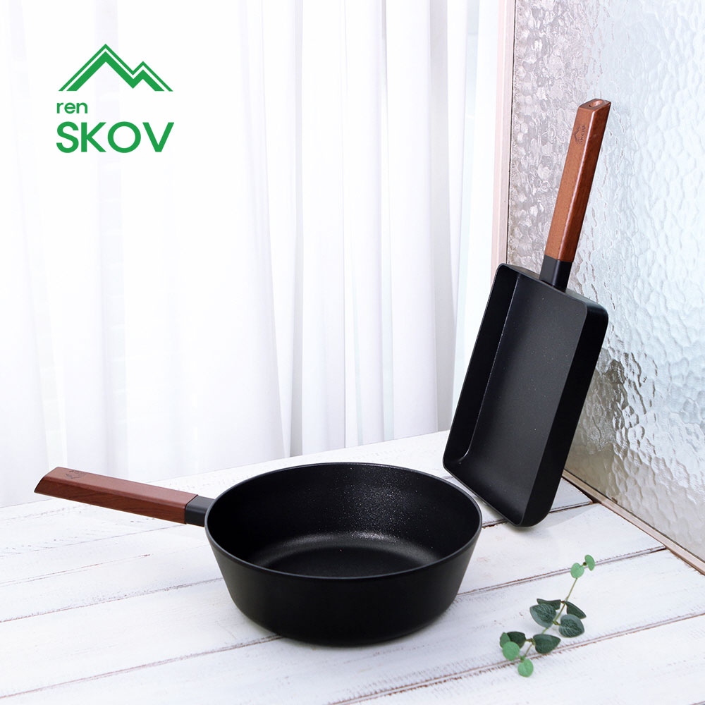 [렌스코브] 쏠러스 IH 인덕션 멀티팬28cm+사각후라이팬24cm