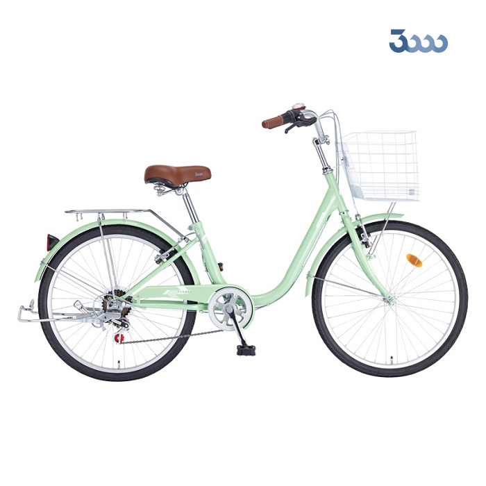 [삼천리자전거] 2025년 시티형 레스포 선데이 7단 24인치 / 17.9kg /색상선택:라이트베이지,브라운,애플민트