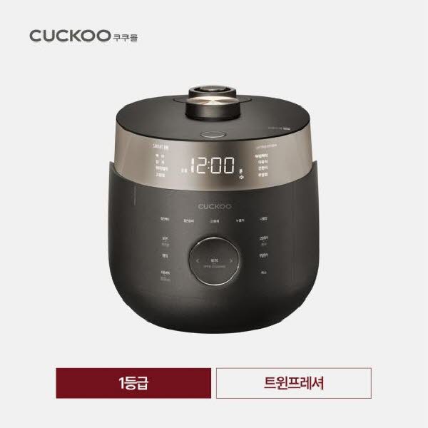 [CUCKOO] 쿠쿠 트윈프레셔 마스터셰프 밥솥 6인용 그레이스브라운 / CRP-LHTR0610FGB