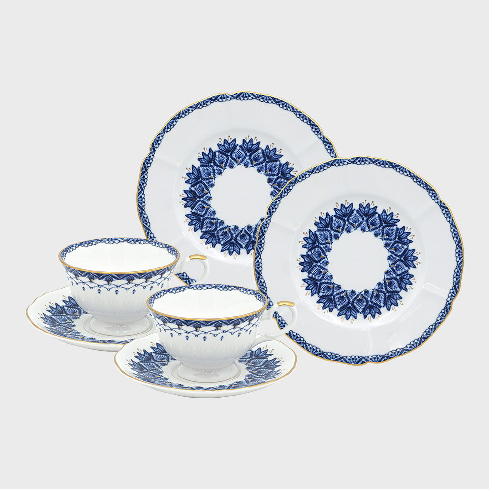 [한국도자기] 크로셰 티타임세트 6P