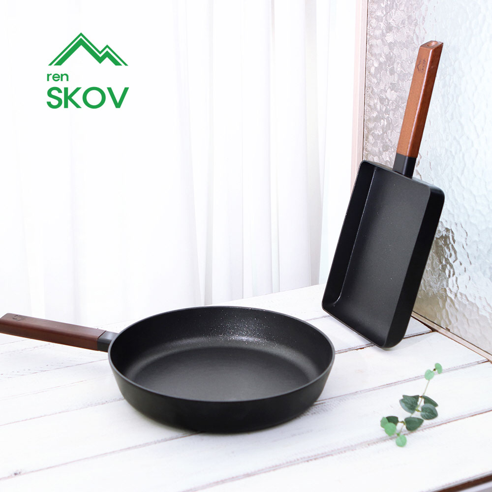 [렌스코브] 쏠러스 IH 인덕션 후라이팬 28cm+사각후라이팬24cm