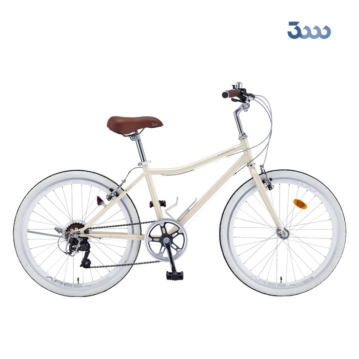 [삼천리자전거] 2025년 하이브리드형 레스포 아레스 7단 24인치 / 13.3kg /색상선택:블랙,라이트아이보리