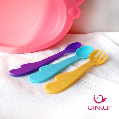[유이앤루이] 코코넛 베이비 스푼포크 3종 세트