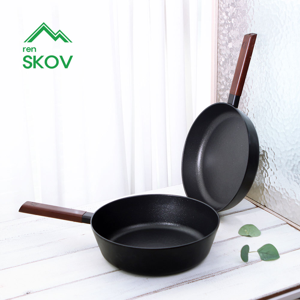 [렌스코브] 쏠러스 IH 인덕션 후라이팬28cm+멀티팬24cm