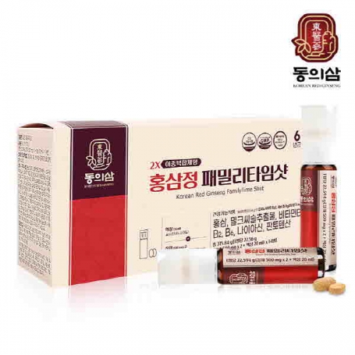 동의삼 홍삼정 패밀리타임샷 (정제 500mgx2+액상 20ml)x14병