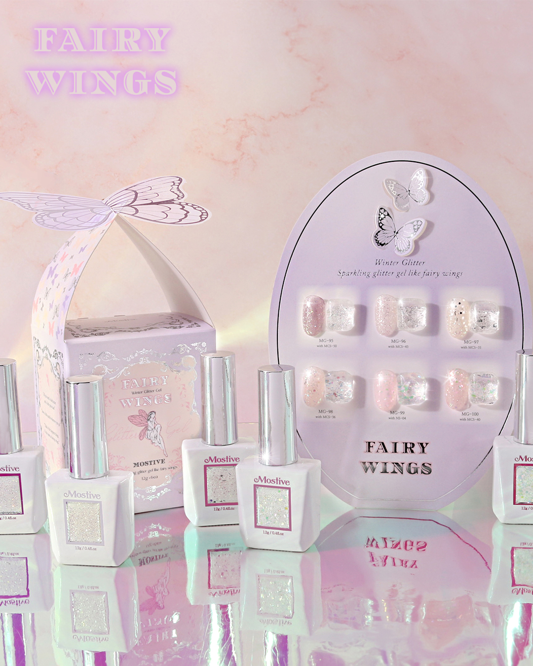 [모스티브] 칼라 젤폴리시 12ml MG 페어리윙즈 (6종/택1)