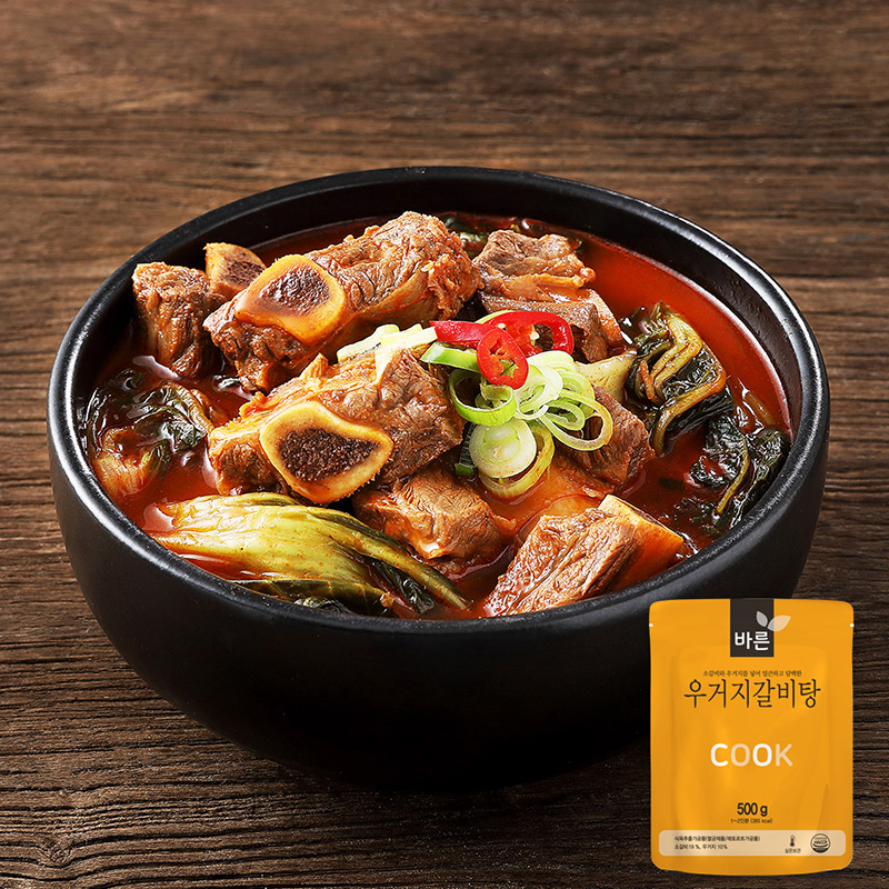 [진한식품] 바른 우거지갈비탕 500g × 2개