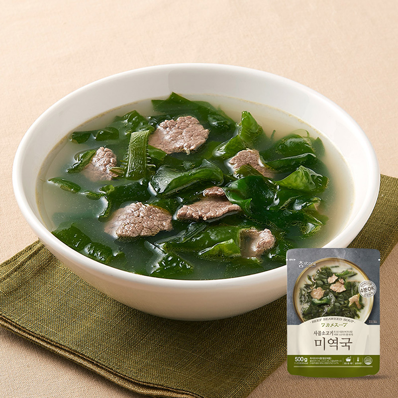 [진한식품] 참스토리 미역국 500g × 2개